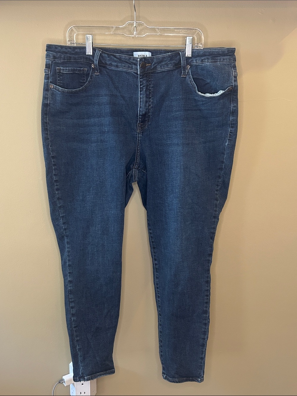 pistola Dark Blue Skinny Jeans